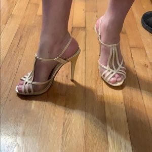 Caparros Metallic Gold Heel